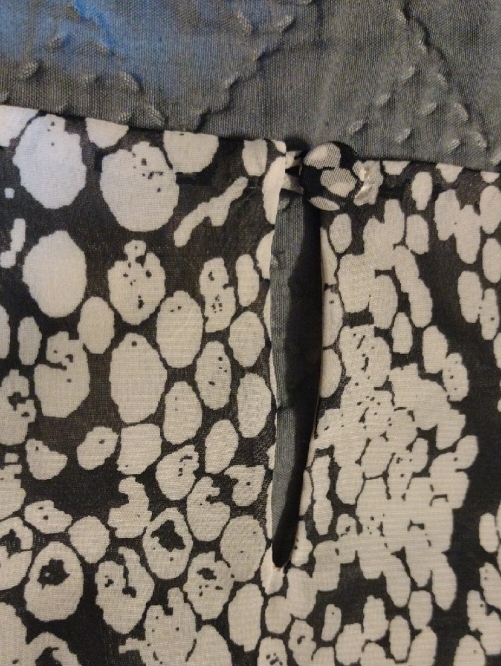 Madison Cream And Black Silk Blouse - Picture 11 of 11
